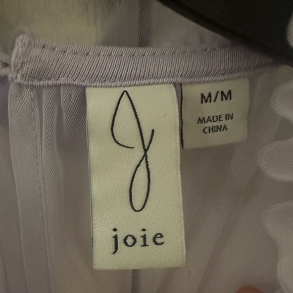 Joie Light Purple Sheer Blouse - Picture 4 of 4